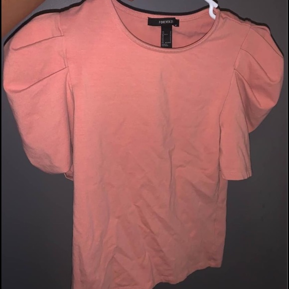F21 Blush pink blouse - Picture 3 of 4